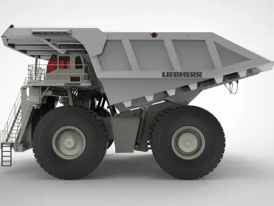 Liebherr Mining Dump Truck 3D model