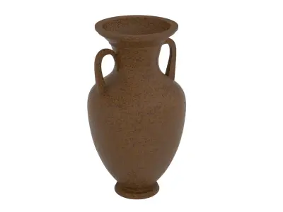 Antiqued Greek Terracotta Amphora 3D model
