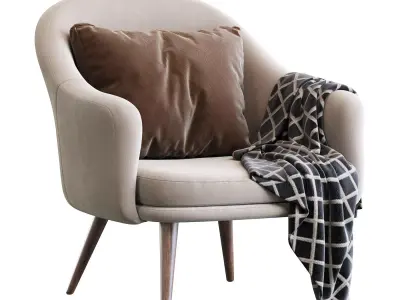 Deephouse Magrib armchair 3D model