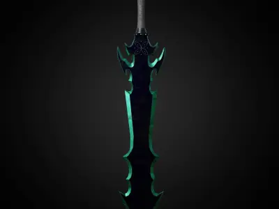 Sword of Warrior collection Low-poly 3D model