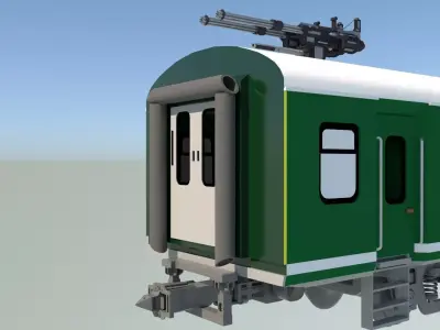 LHB Military Coach Free 3D model
