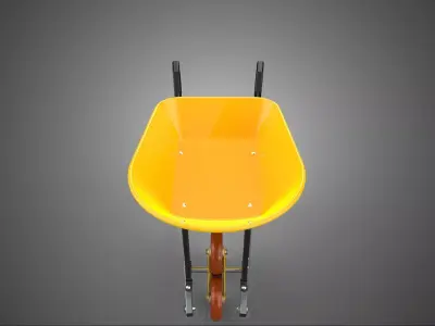 TRIPLE WHEEL STAIR CLIMBING WHEELBARROW STEP BARROW CART TROLLEY 3D model
