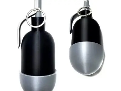 Hand-held assault thermobaric grenade RG-60TB 3D print model
