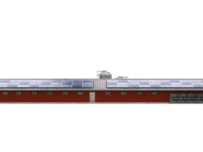 Chicken Egg Product Farm Barn 3D model