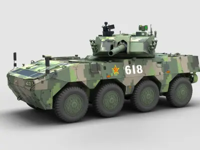 Chinese ZTL-19 Infantry Fighting Vehicle 3D model