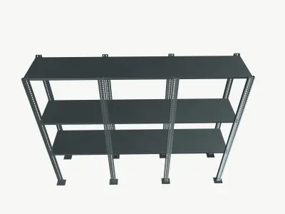Industrial rack 3D model purchase