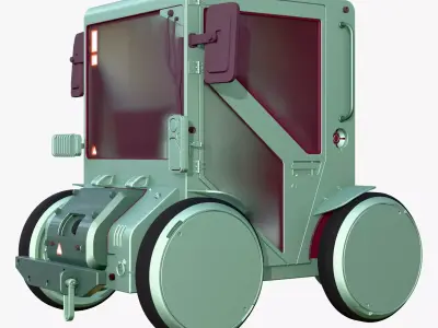 SciFi Micro Utility Vehicle M1 3D model