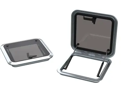 Aluminum Boat Hatch  3D model