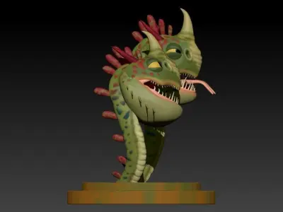 Cremallerus espantosus 3D print model