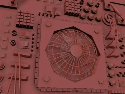 sci fi details 1 3D model