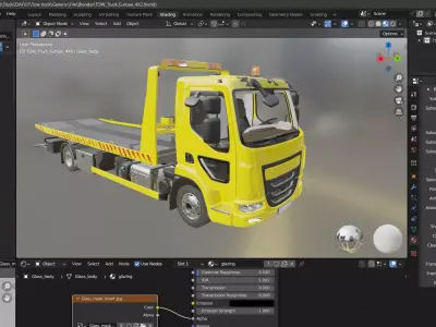 TOW Truck Europe 4X2 3D model