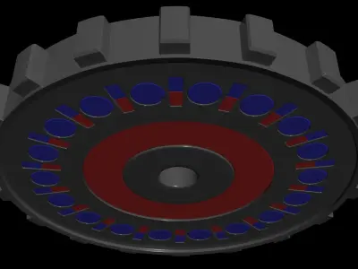 Inverted Magnetic Gear - Concept  3D model