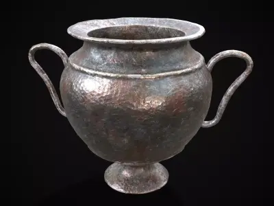 Antique Jug Low-poly 3D model