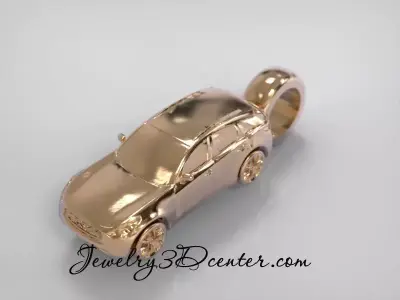 Keychain car PN41 3D print model