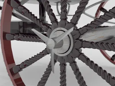 Race Chariot  3D model