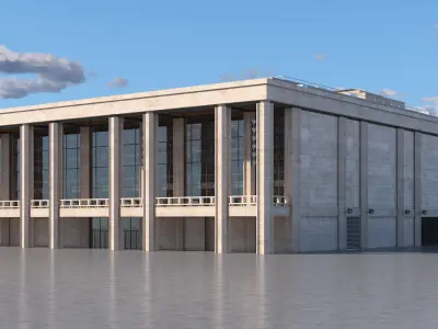 David Koch Theater 3D model