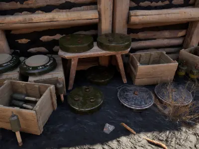 German WW2 Mine Pack