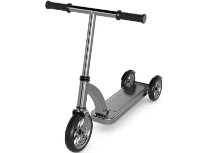 Three-Wheeled Scooter 3D model buy
