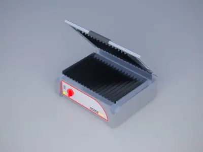 INDUSTRIAL SINGLE TOASTER Low-poly 3D model