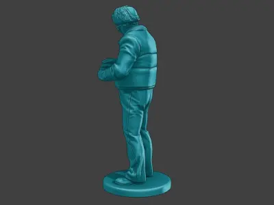 Actual Male Truck Driver AMTD 006 3D print model