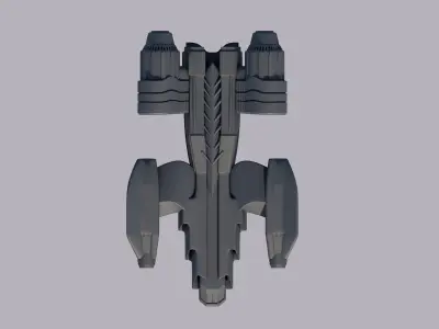 spaceship fighter jet 3D model purchase