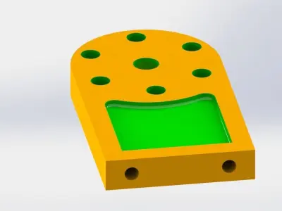 pillar support 3D model