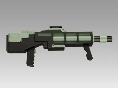 Star Trek Enterprise Alien Containment Flamethrower Extinction  3D model