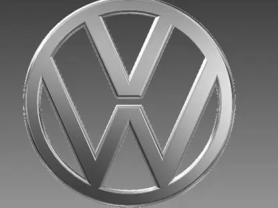 VW symbol Free 3D model