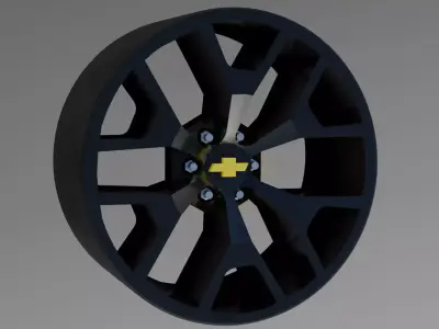 OEM wheel GMC Sierra 3D print model