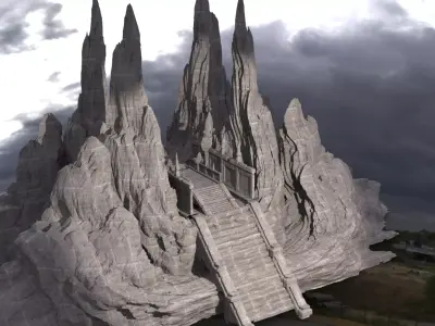 Great Oasis mirror stairs  3D model