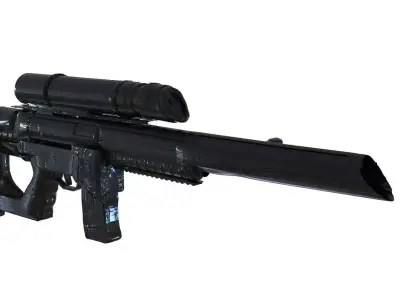 Sniper Rifle 3D model buy