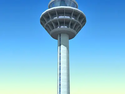 Bubble Control Tower  3D model