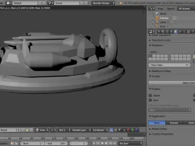 Robot world collection Low-poly 3D model