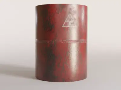  model of an old barrel Free low-poly 3D model