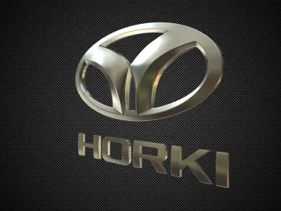 horki logo 3D model
