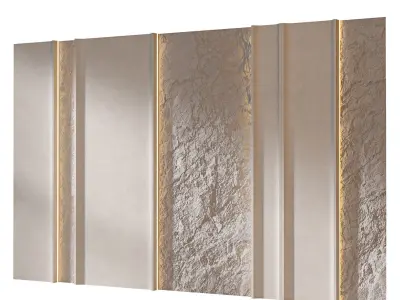 Headboard 3d Wall Panel 23 3D model