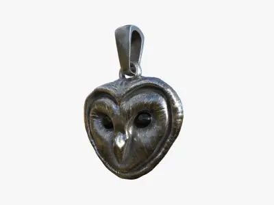 Pendant Owl 3D print model