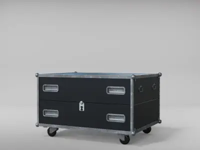 case slants 3d model flightcase 2 3D model