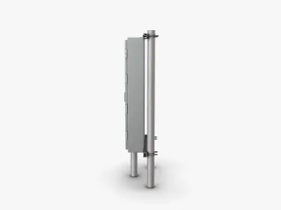 Electrical Box 02 Low-poly 3D model