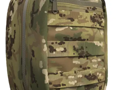 Military Tactical Utility Pouch v1 - Marvelous Designer 3D model