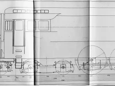 MAV 303 class streamlined locomotive concept design - N scale 3D print model