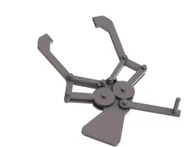 Mechanical gripper 3D print model