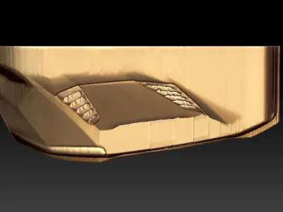 Lamborghini Car Relief  3D print model