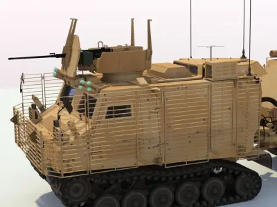 Warthog ATV 3D model