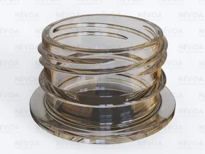 Neck finish - PCF 26P 1 - voluntary standard flatwater finish 3D model