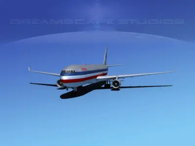 Airbus A330-300 American Airlines 1 3D model