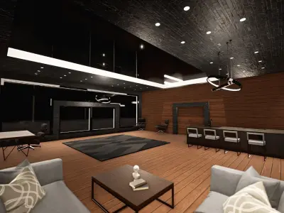 Stealth Cyberhouse Free 3D model