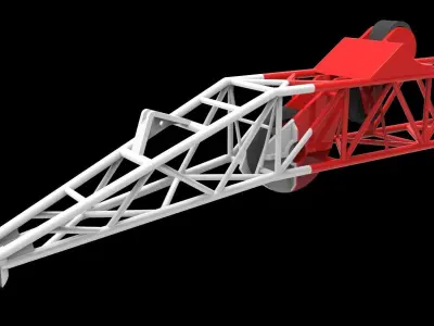 Boom for Seabex one crane 3D print model