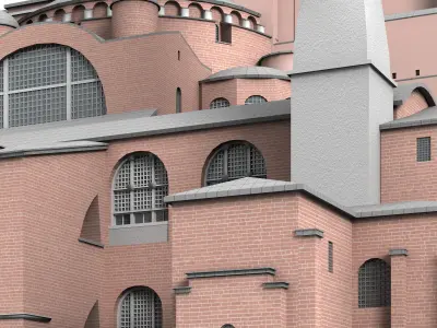Hagia Sophia 3D model from CGTrader