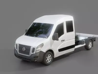 Nissan NV400 CrewCab Chassis 3D model